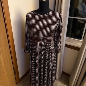 Max Studio Fit and Flare Midi Dress